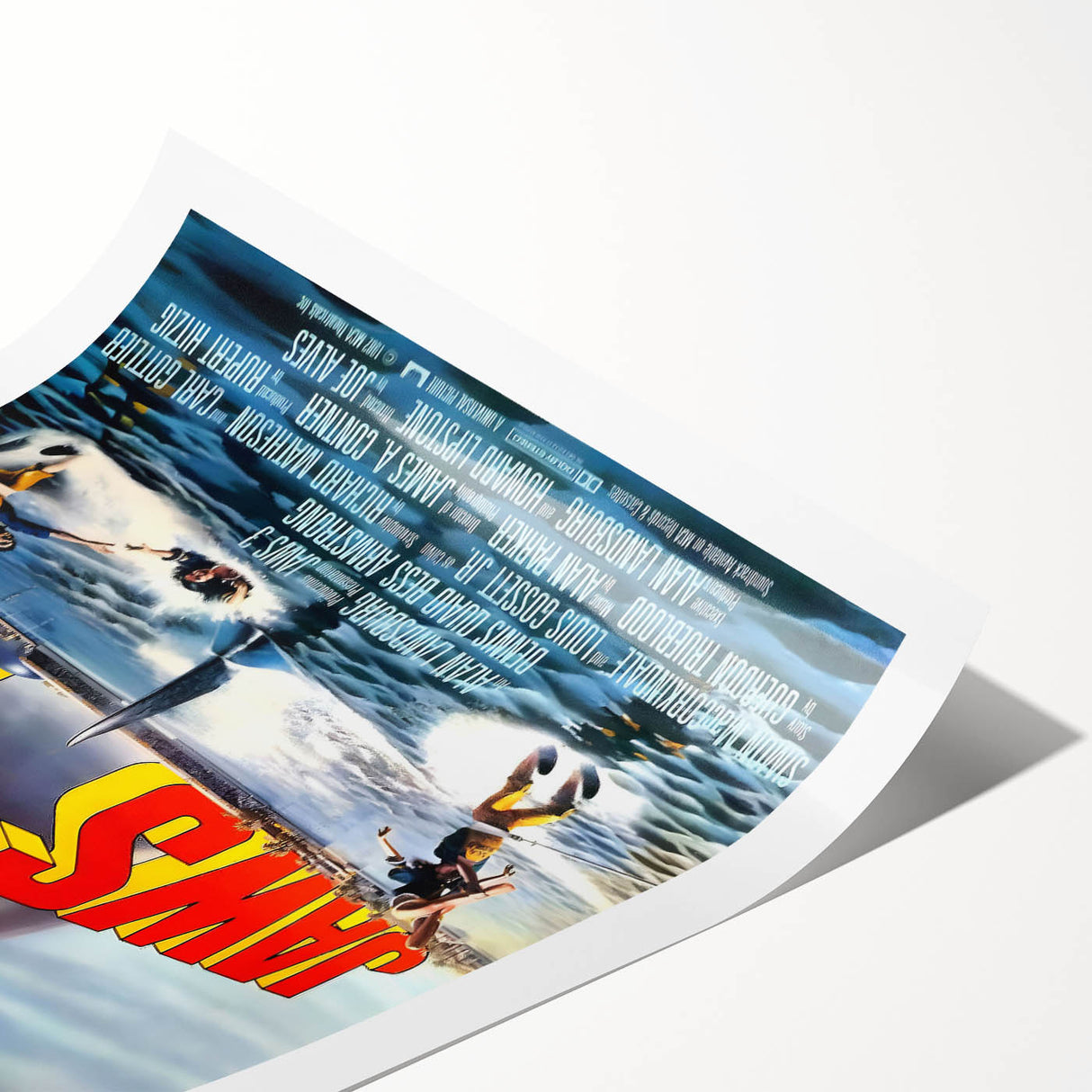 Retro Jaws 3 Poster Art - Vintage Shark Horror Movie Prints