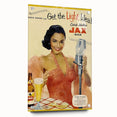 Retro JAX Beer Vintage Print – Classic Mid-Century Wall Art