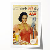 Retro JAX Beer Vintage Print – Classic Mid-Century Wall Art