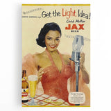 Retro JAX Beer Vintage Print – Classic Mid-Century Wall Art