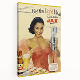 Retro JAX Beer Vintage Print – Classic Mid-Century Wall Art