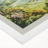 Retro Hawaii Travel Poster – Vintage Aerial View Art