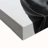 Black Pug Bathroom Wall Art - Modern Black and White Bathroom Decor