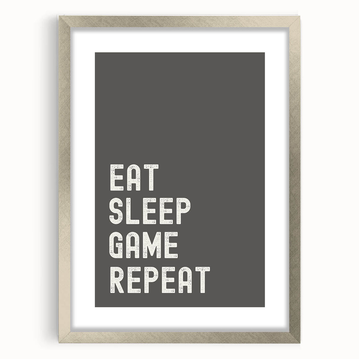 Eat Sleep Game Repeat - Boys Room Wall Art Kids Wall Art Prints