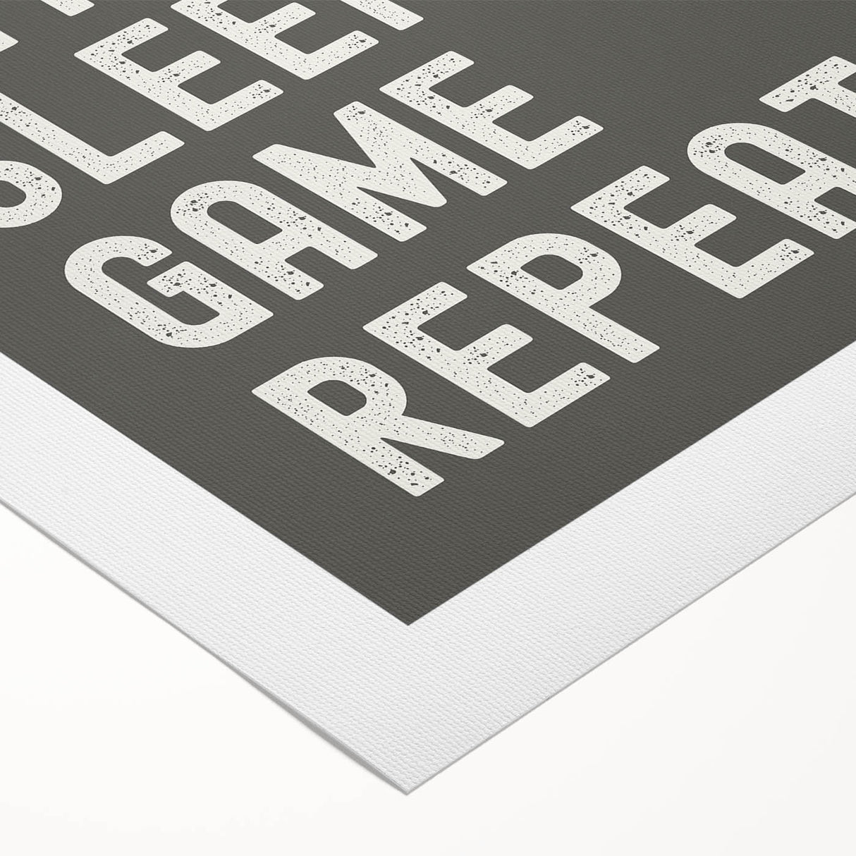 Eat Sleep Game Repeat - Boys Room Wall Art Kids Wall Art Prints