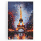 Black and white acrylic print of Paris streetscape, featuring an expansive view.