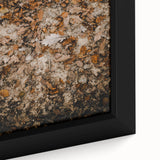 Extra large framed canvas featuring textured black wall art with colorful autumnal leaves, ideal for living room decor.