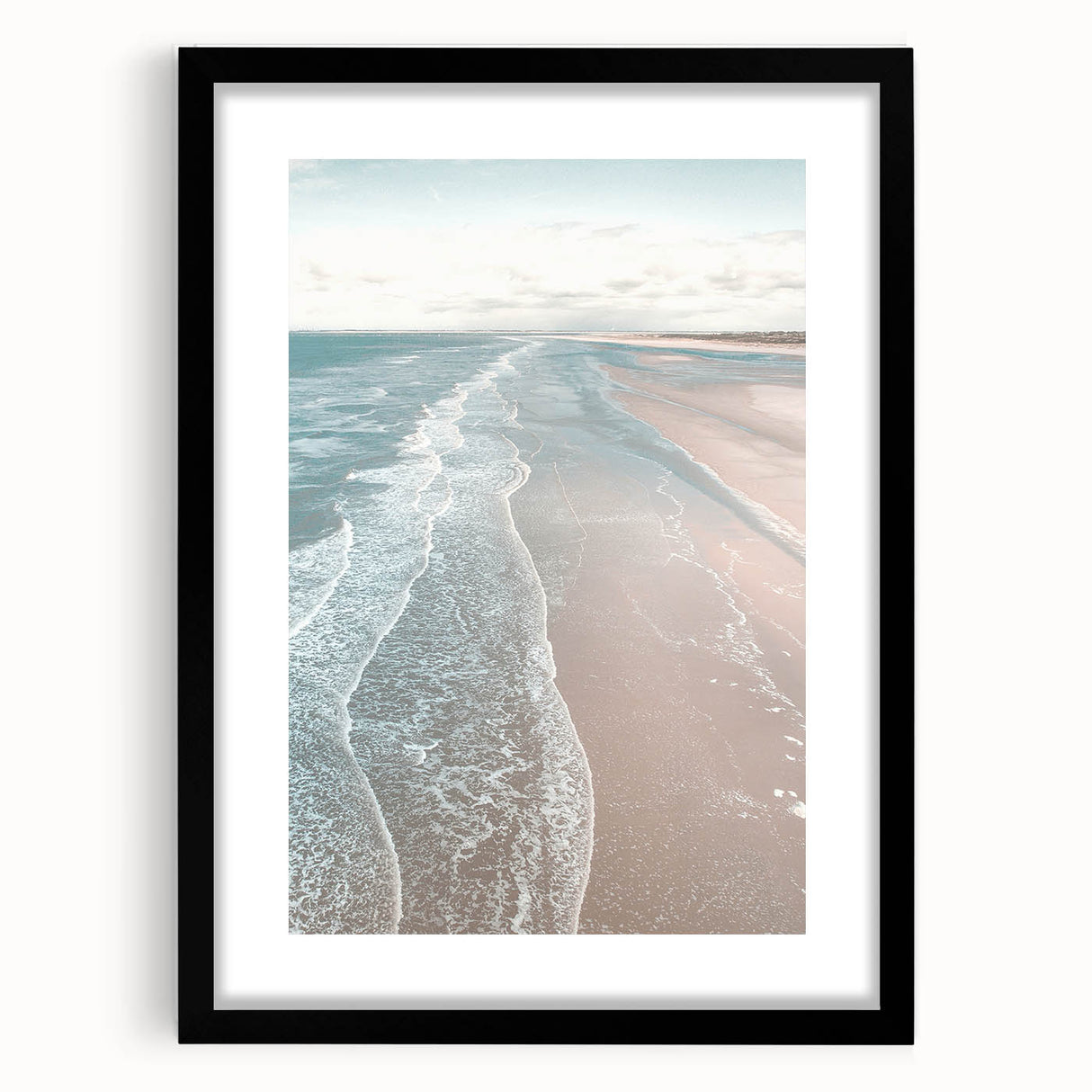 Extra large abstract art print featuring vibrant, colorful textures on a black framed canvas, ideal for living room decor.