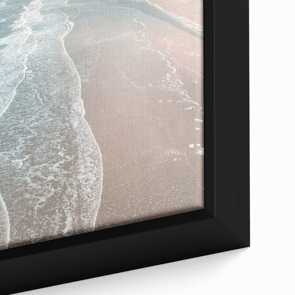 Extra large black wall art featuring a textured, colorful abstract design on a framed canvas, ideal for living room decor.