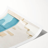 Extra large wall art featuring line art flowers in black on white, rolled canvas, suitable for large living room spaces.