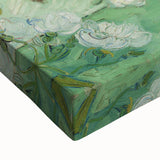 Large art on stretched canvas depicting a black and white landscape painting, suitable for bedroom wall placement.