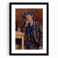 Impressionist Portrait Art - Cézanne's "The Drinker" Print