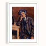 Impressionist Portrait Art - Cézanne's "The Drinker" Print