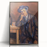 Impressionist Portrait Art - Cézanne's "The Drinker" Print