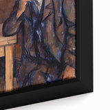 Impressionist Portrait Art - Cézanne's "The Drinker" Print