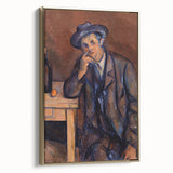Impressionist Portrait Art - Cézanne's "The Drinker" Print