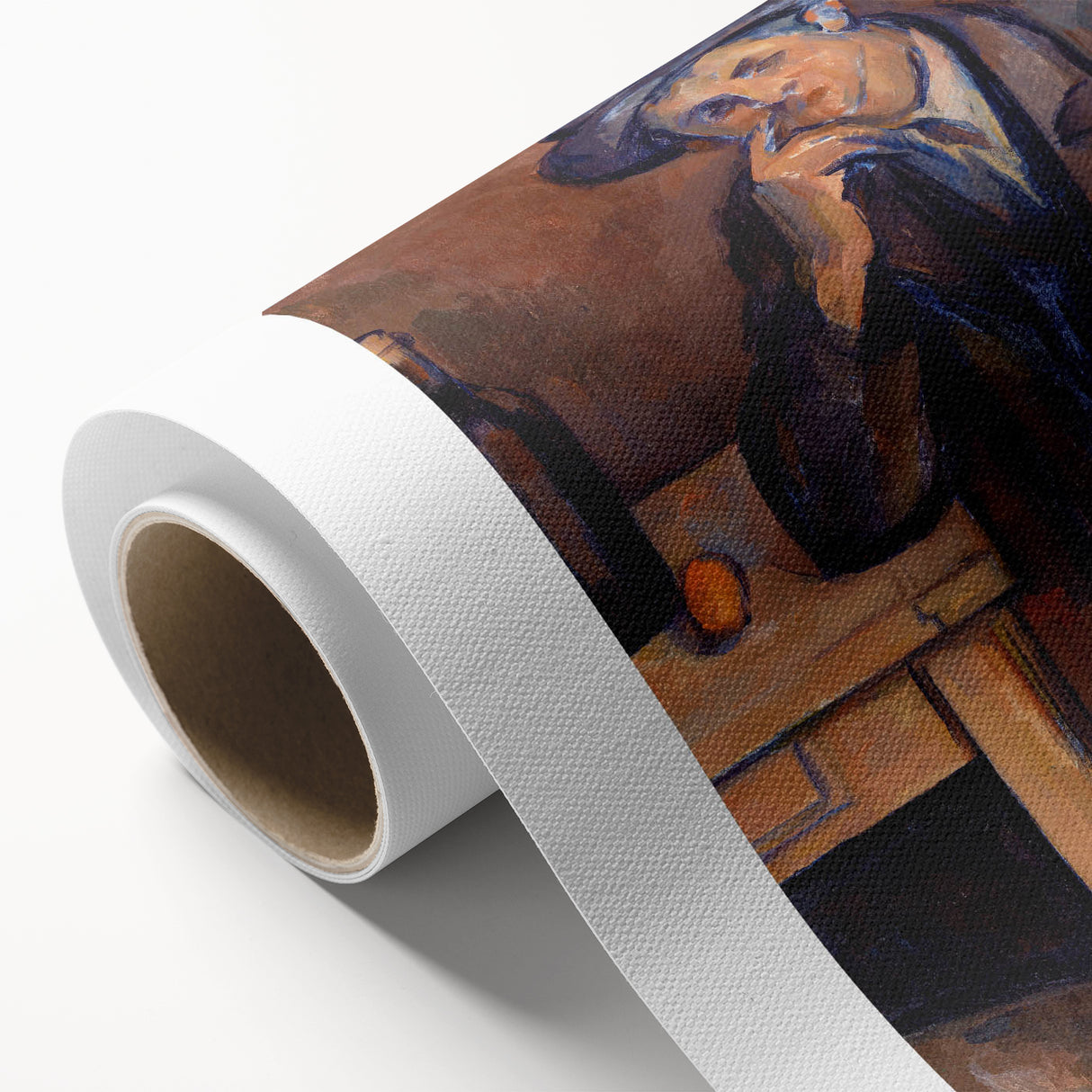 Impressionist Portrait Art - Cézanne's "The Drinker" Print