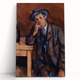 Impressionist Portrait Art - Cézanne's "The Drinker" Print
