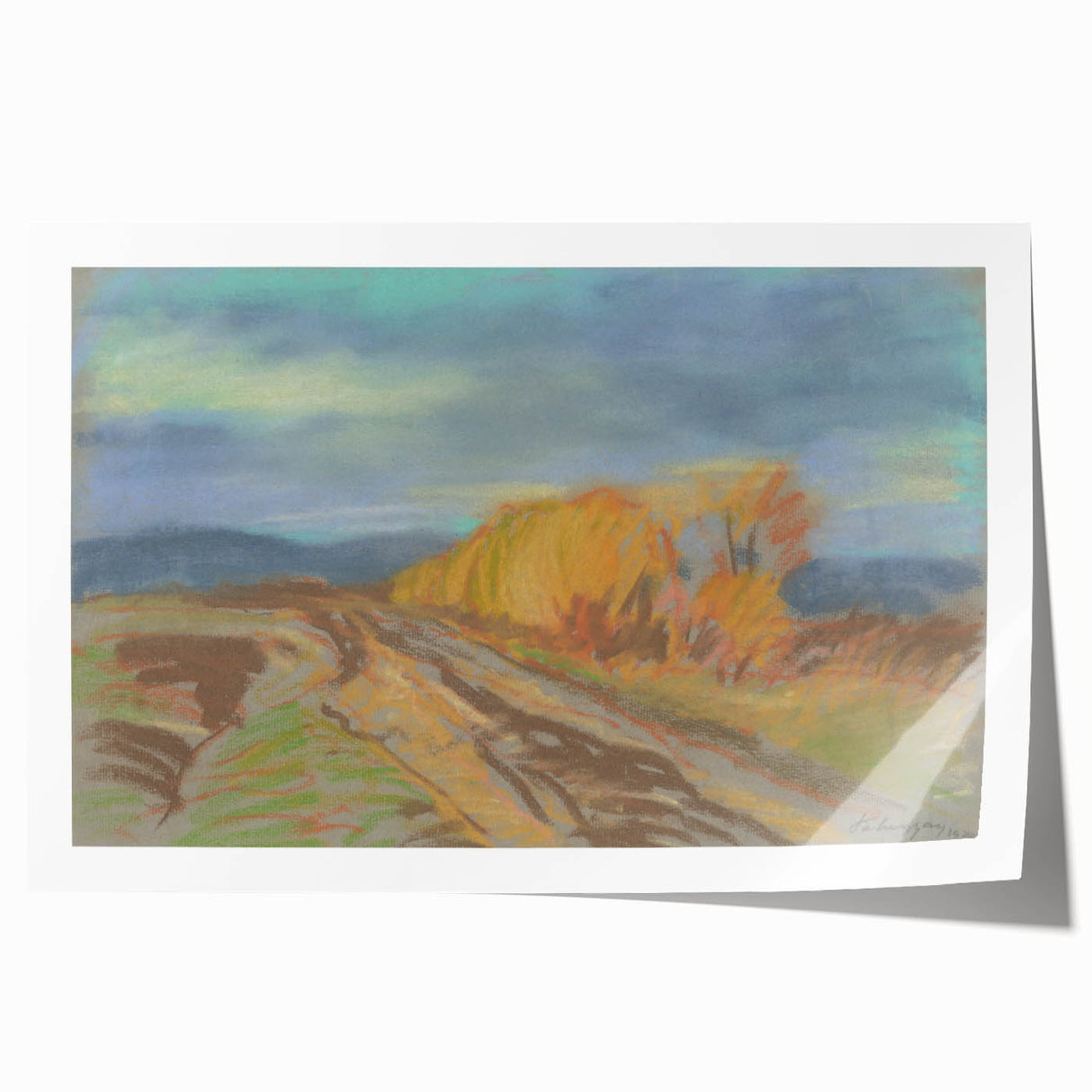 Autumn Motif" Modern Wall Art - Contemporary Seasonal Decor
