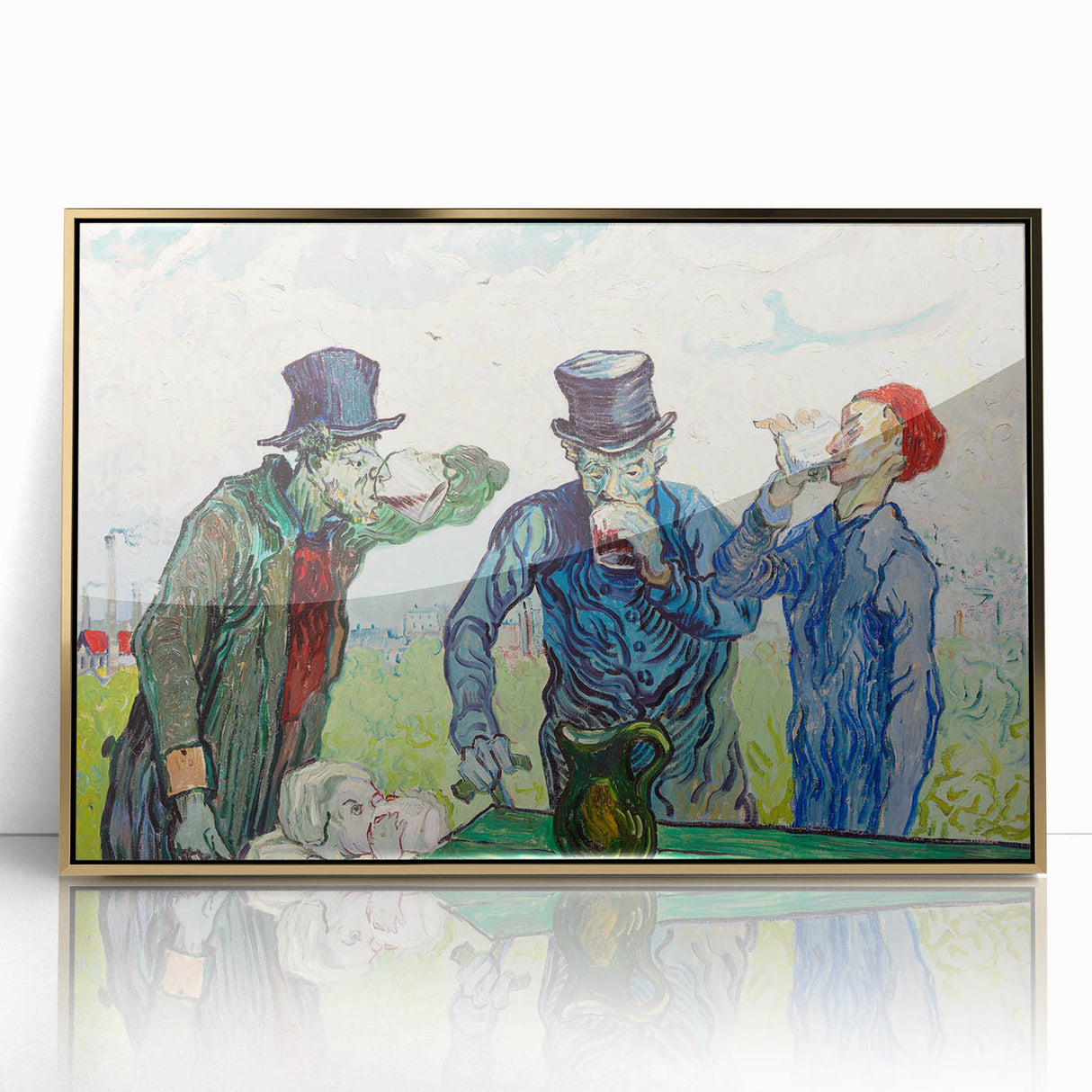 Impressionist Painting – The Drinkers by Vincent van Gogh Print