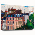 Rooftops, Paris" Modern Wall Art - Vibrant Contemporary Cityscape Decor
