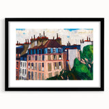 Rooftops, Paris" Modern Wall Art - Vibrant Contemporary Cityscape Decor