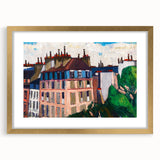 Rooftops, Paris" Modern Wall Art - Vibrant Contemporary Cityscape Decor