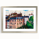 Rooftops, Paris" Modern Wall Art - Vibrant Contemporary Cityscape Decor