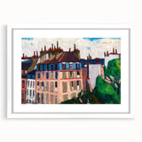 Rooftops, Paris" Modern Wall Art - Vibrant Contemporary Cityscape Decor