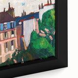 Rooftops, Paris" Modern Wall Art - Vibrant Contemporary Cityscape Decor