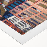 Rooftops, Paris" Modern Wall Art - Vibrant Contemporary Cityscape Decor