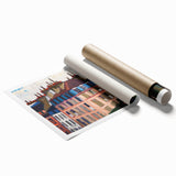 Rooftops, Paris" Modern Wall Art - Vibrant Contemporary Cityscape Decor