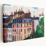 Rooftops, Paris" Modern Wall Art - Vibrant Contemporary Cityscape Decor