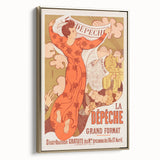 Modern Wall Art - Vintage Poster of La Dépêche de Toulouse