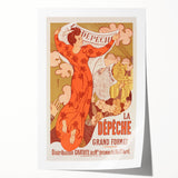 Modern Wall Art - Vintage Poster of La Dépêche de Toulouse