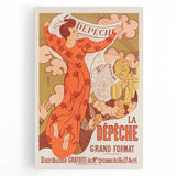 Modern Wall Art - Vintage Poster of La Dépêche de Toulouse