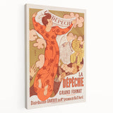 Modern Wall Art - Vintage Poster of La Dépêche de Toulouse