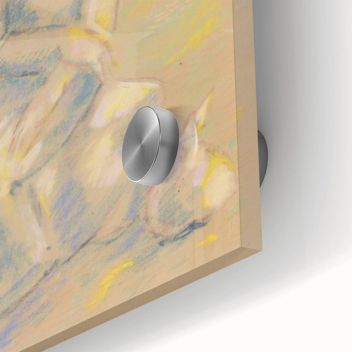 Modern Wall Art - Abstract Pastel Portrait of an Emigrant
