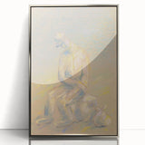 Modern Wall Art - Abstract Pastel Portrait of an Emigrant