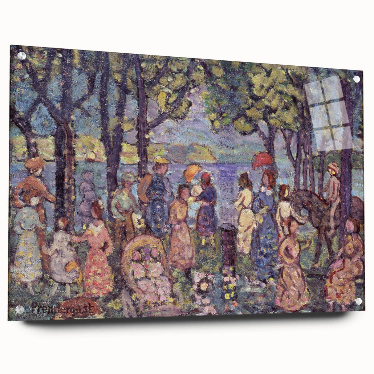 Summer in New England" Modern Wall Art - Vibrant Contemporary Decor