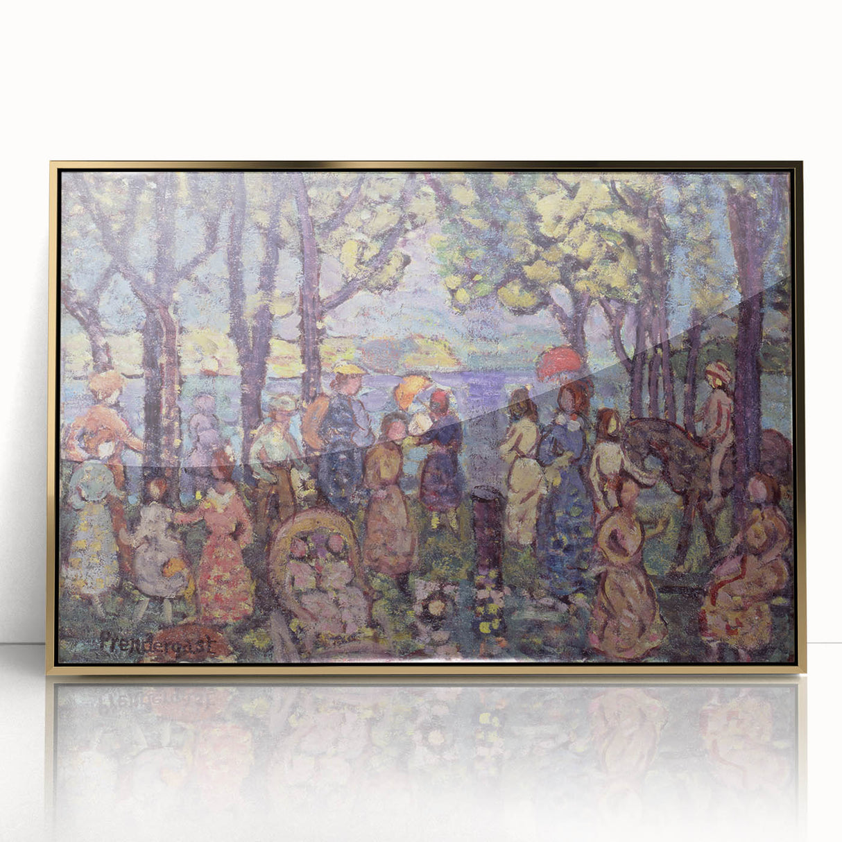 Summer in New England" Modern Wall Art - Vibrant Contemporary Decor