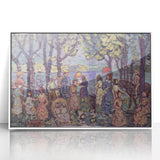 Summer in New England" Modern Wall Art - Vibrant Contemporary Decor