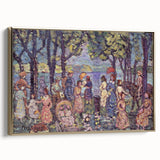 Summer in New England" Modern Wall Art - Vibrant Contemporary Decor