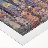 Summer in New England" Modern Wall Art - Vibrant Contemporary Decor