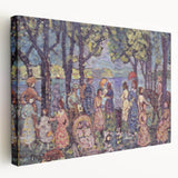 Summer in New England" Modern Wall Art - Vibrant Contemporary Decor