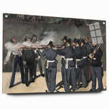 Impressionism Wall Art: The Execution of Emperor Maximilian Print