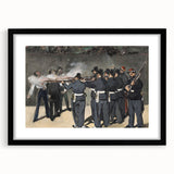 Impressionism Wall Art: The Execution of Emperor Maximilian Print