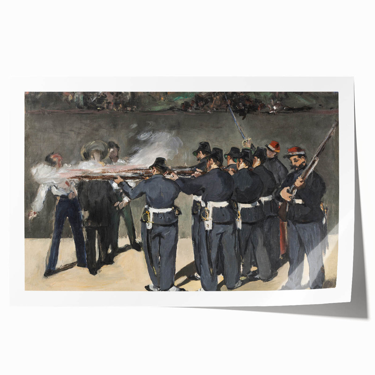Impressionism Wall Art: The Execution of Emperor Maximilian Print