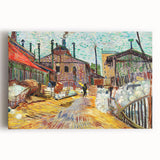 Impressionism Wall Art: The Factory by Vincent van Gogh Print
