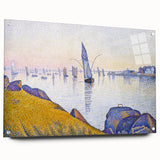 Evening Calm, Concarneau" Modern Wall Art - Serene Contemporary Coastal Decor